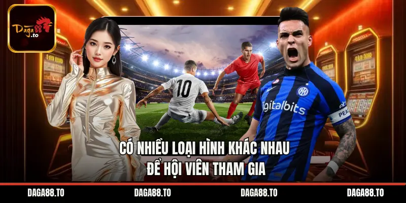 Có nhiều loại hình khác nhau để hội viên tham gia