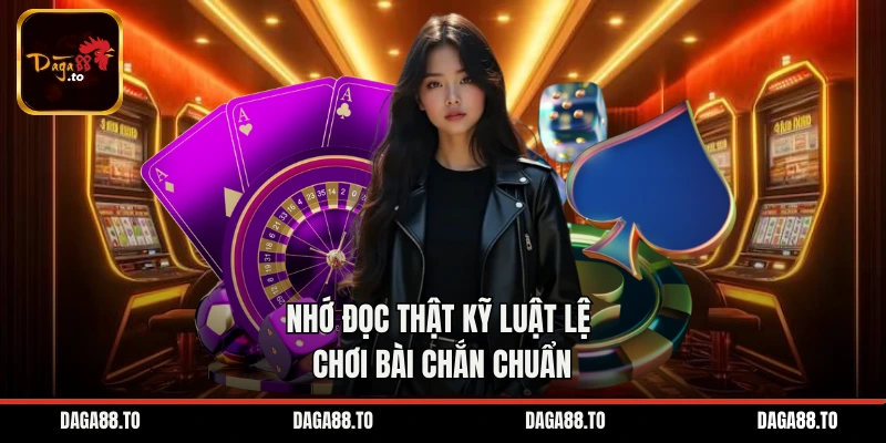 Nhớ đọc thật kỹ luật lệ chơi bài chắn chuẩn